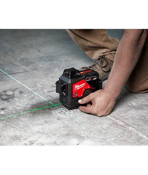 Milwaukee 3632-21 M12™ Green 360° 3-Plane Laser Kit - McCally Tool and Supply | Industrial Distributor & Repair