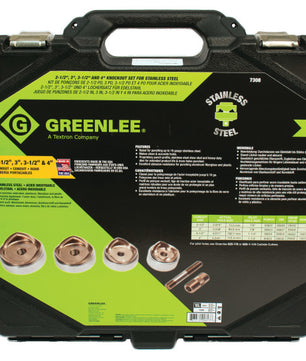 Greenlee 7308 Punch Kit Stainless Steel 2-1/2