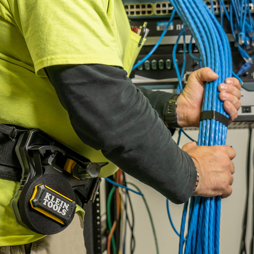 Klein 450-900 Hook and Loop Tape Dispenser, Versatile Cable Ties, Custom Length