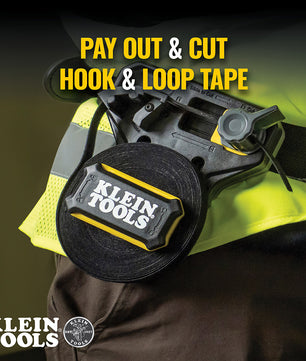 Klein 450-900 Hook and Loop Tape Dispenser, Versatile Cable Ties, Custom Length