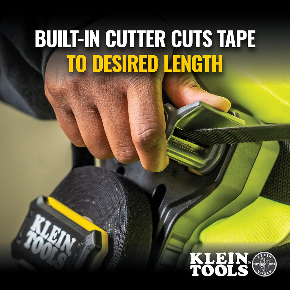 Klein 450-900 Hook and Loop Tape Dispenser, Versatile Cable Ties, Custom Length