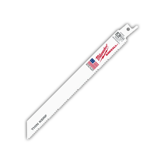Milwaukee 48-01-7093 8" 8/12 TPI SAWZALL Blades (100 Pk)