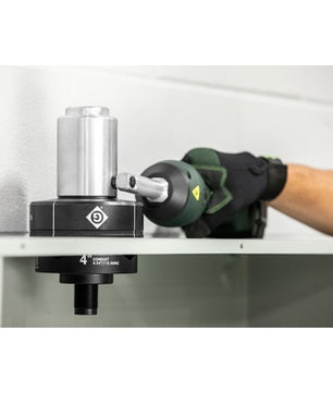 Greenlee LS100X11SB4 Intelli-PUNCH Battery-Hydraulic Knockout Kit with Slug-Buster 1/2