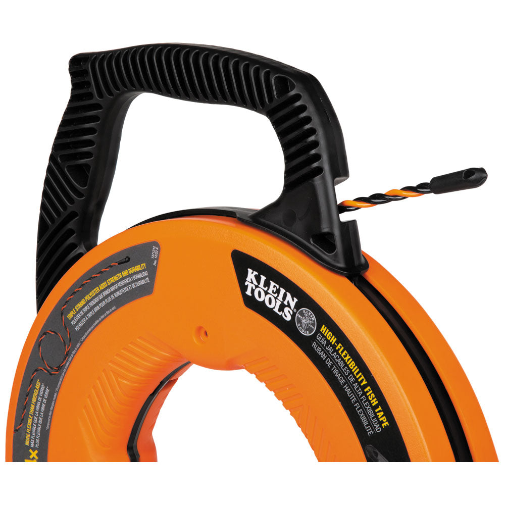 Klein Tools 50375 High Flex Polyester Fish Tape, 75-Foot