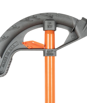 Klein Tools 51605 Iron Conduit Bender Full Assembly, 1-Inch EMT with Angle Setter™ - McCally Tool and Supply | Industrial Distributor & Repair