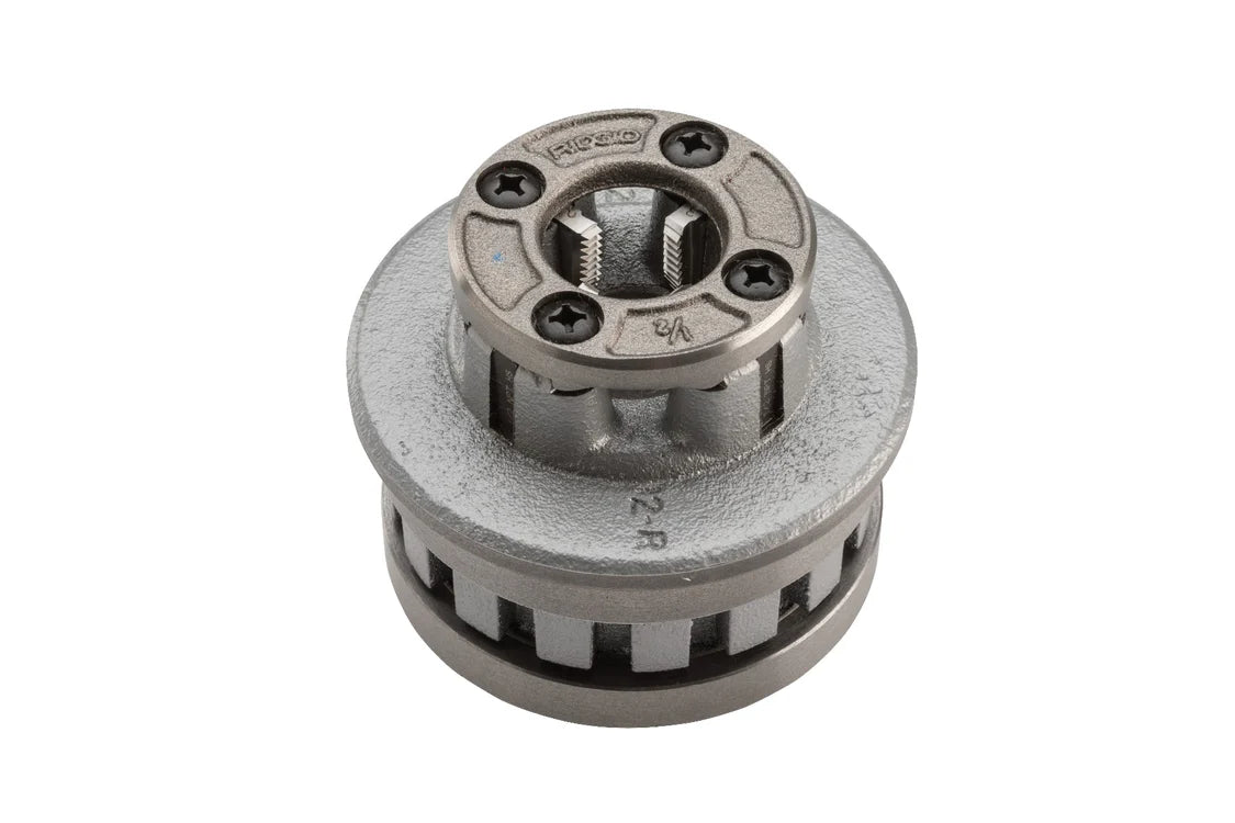 RIDGID 51857 12-R 1/2" NPT High-Speed for Plastic Coated Pipe Die Head Complete - McCally Tool and Supply | Industrial Distributor & Repair
