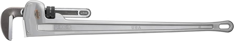 RIDGID 31115 48" Aluminum Straight Pipe Wrench - McCally Tool and Supply | Industrial Distributor & Repair