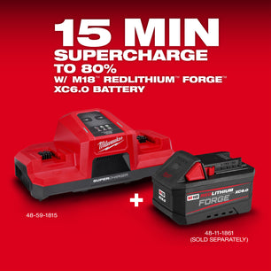 Milwaukee 48-59-1815 M18™ Dual Bay Simultaneous Super Charger - McCally Tool and Supply | Industrial Distributor & Repair