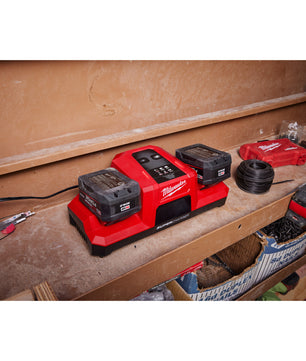 Milwaukee 48-59-1881SC M18 Dual Bay Super Charger Starter Kit, Volts 18 Battery Type Lithium-ion, Batteries - McCally Tool and Supply | Industrial Distributor & Repair