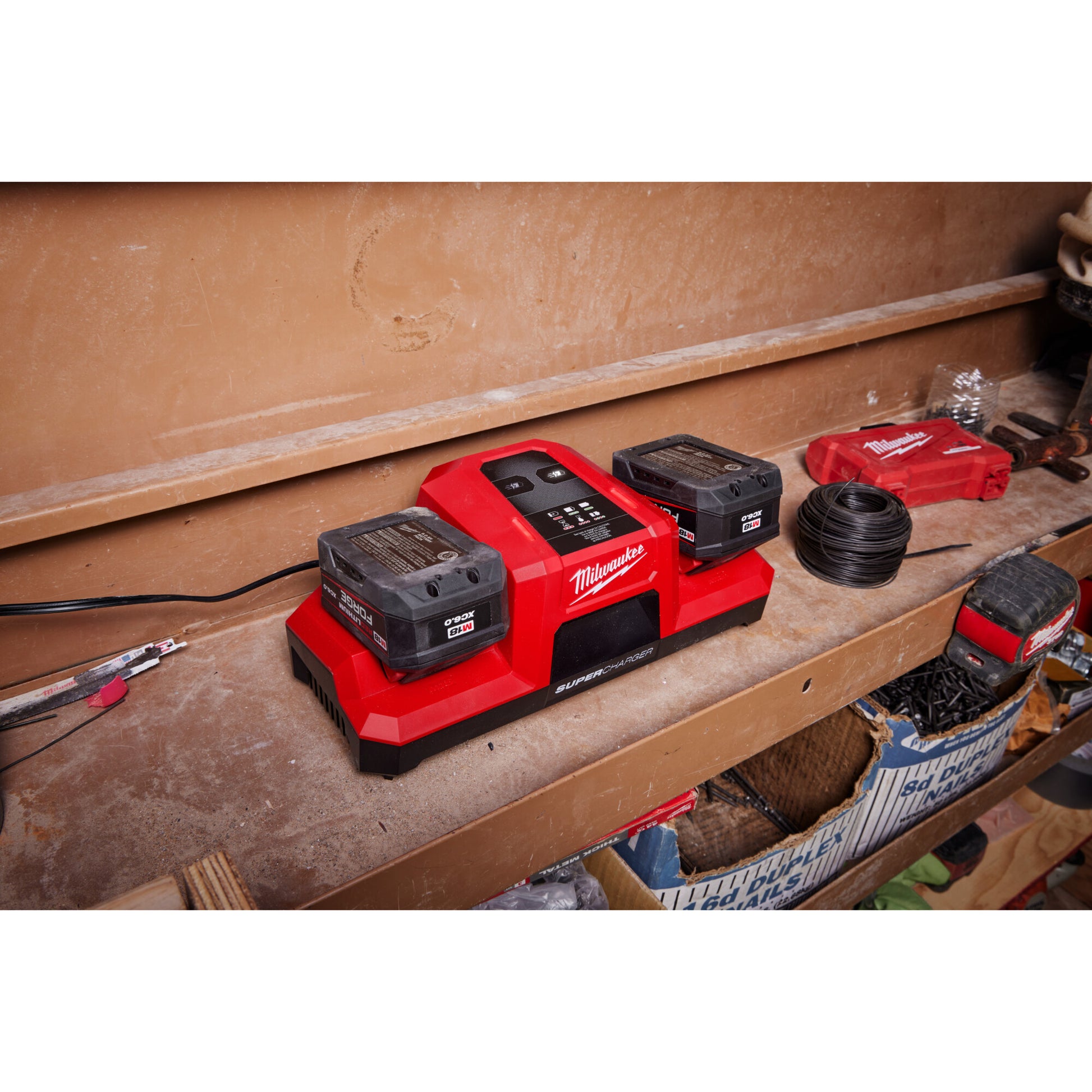 Milwaukee 48-59-1815 M18™ Dual Bay Simultaneous Super Charger - McCally Tool and Supply | Industrial Distributor & Repair