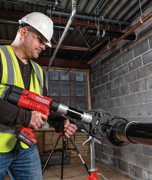 RIDGID 65478 RP 342-XL Press Tool Kit with Viega Z3 Actuator and MegaPress XL Rings