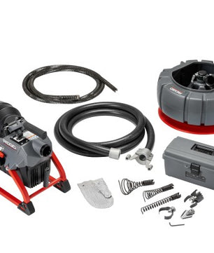 RIDGID 61693 K-5208, 115V 60Hz Sectional Drain Cleaner with Cables Kit