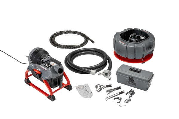RIDGID 61693 K-5208, 115V 60Hz Sectional Drain Cleaner with Cables Kit