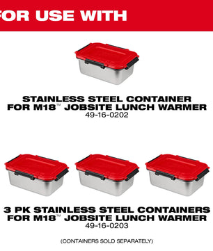 Milwaukee 0811-20 M18 Jobsite Lunch Warmer
