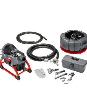 RIDGID 61693 K-5208, 115V 60Hz Sectional Drain Cleaner with Cables Kit