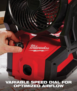 Milwaukee 0818-20 M18™ Brushless PACKOUT™ Fan - McCally Tool and Supply | Industrial Distributor & Repair