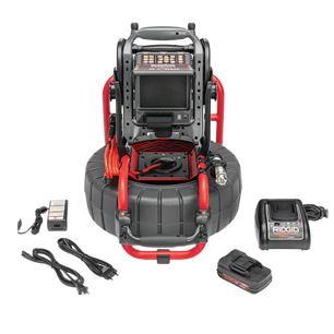 RIDGID 63828 SeeSnake Compact C40 System with CS6x Versa Monitor, 1 Battery and Charger - McCally Tool and Supply | Industrial Distributor & Repair