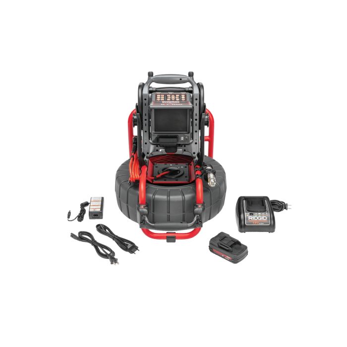 RIDGID 63828 SeeSnake Compact C40 System with CS6x Versa Monitor, 1 Battery and Charger - McCally Tool and Supply | Industrial Distributor & Repair