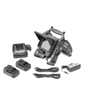 RIDGID 64968 CS6x Versa Monitor with 2 Batteries and Charger Kit - McCally Tool and Supply | Industrial Distributor & Repair