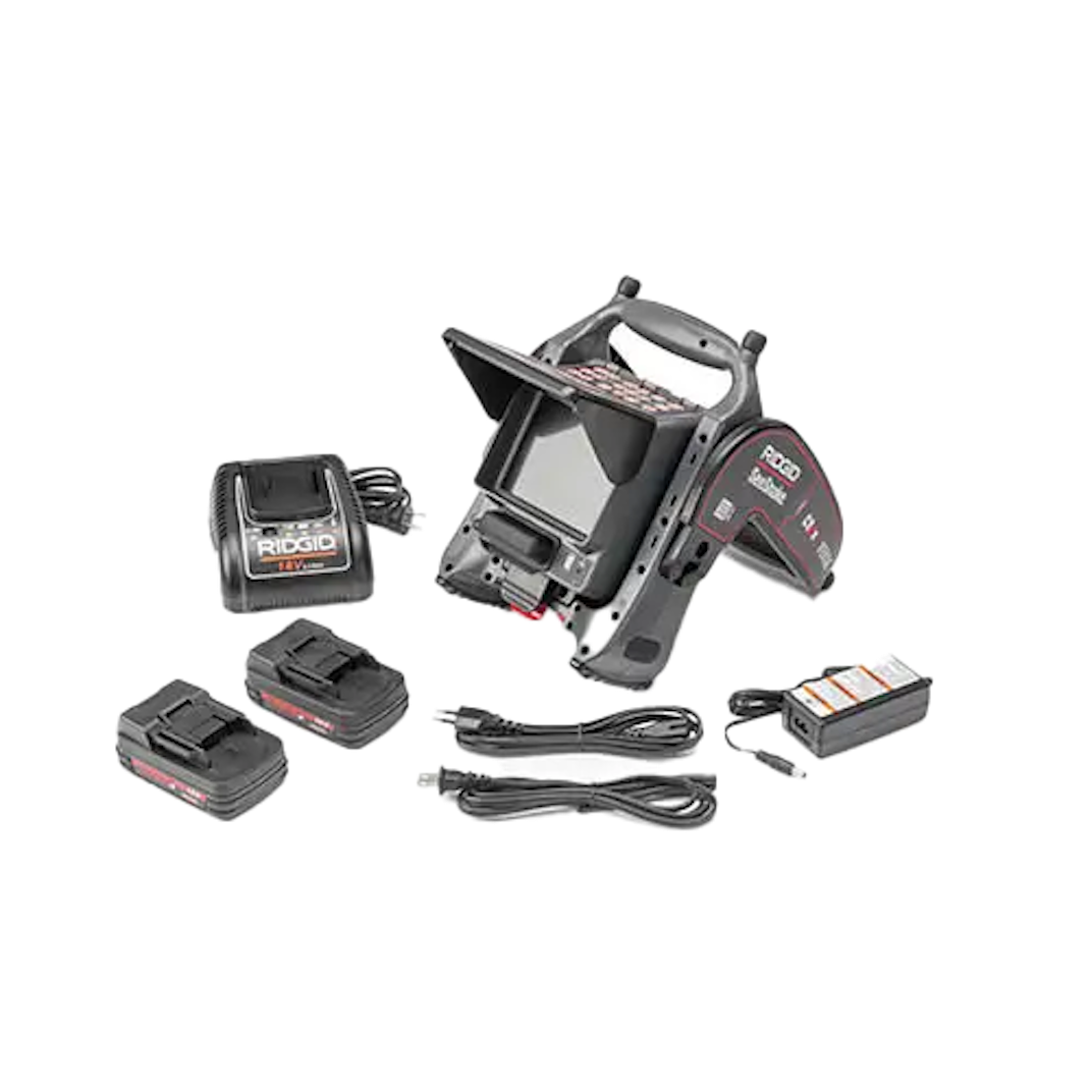 RIDGID 64968 CS6x Versa Monitor with 2 Batteries and Charger Kit - McCally Tool and Supply | Industrial Distributor & Repair