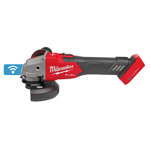 Milwaukee M18 FUEL™ 4-1/2" / 5" Braking Grinder w/ ONE-KEY™ Slide Switch, Lock-On 2883-20