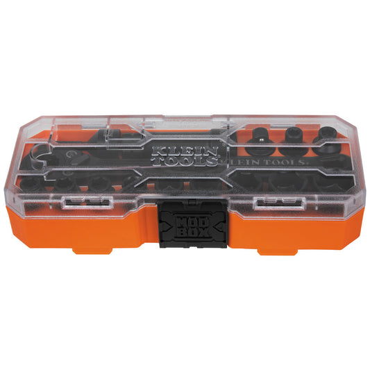Klein Tools 65400 KNECT™ 3/8-Inch Drive Impact-Rated Pass Through Socket Set, 15-Piece