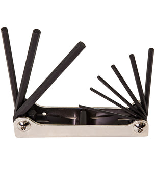 Klein Tools 70591 Folding Hex Key Set, 9-Key, SAE Sizes - McCally Tool and Supply | Industrial Distributor & Repair