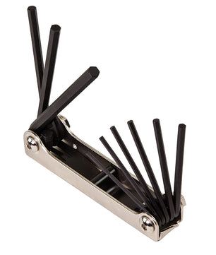 Klein Tools 70591 Folding Hex Key Set, 9-Key, SAE Sizes - McCally Tool and Supply | Industrial Distributor & Repair