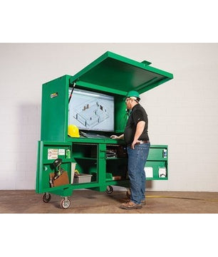 Greenlee 7060-CFO Compact Field Office with Casters - McCally Tool and Supply | Industrial Distributor & Repair