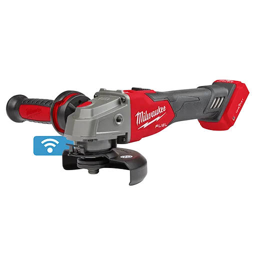 Milwaukee M18 FUEL™ 4-1/2" / 5" Braking Grinder w/ ONE-KEY™ Slide Switch, Lock-On 2883-20