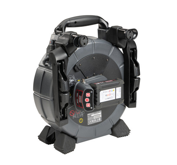 RIDGID 78728 SeeSnake microREEL APX and CSx Via System with TruSense, Battery, Charger