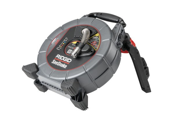 RIDGID 78728 SeeSnake microREEL APX and CSx Via System with TruSense, Battery, Charger