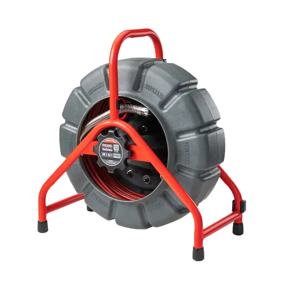 RIDGID 76883 SeeSnake Mini Pro 200' TruSense Digital Self-Leveling Reel - McCally Tool and Supply | Industrial Distributor & Repair