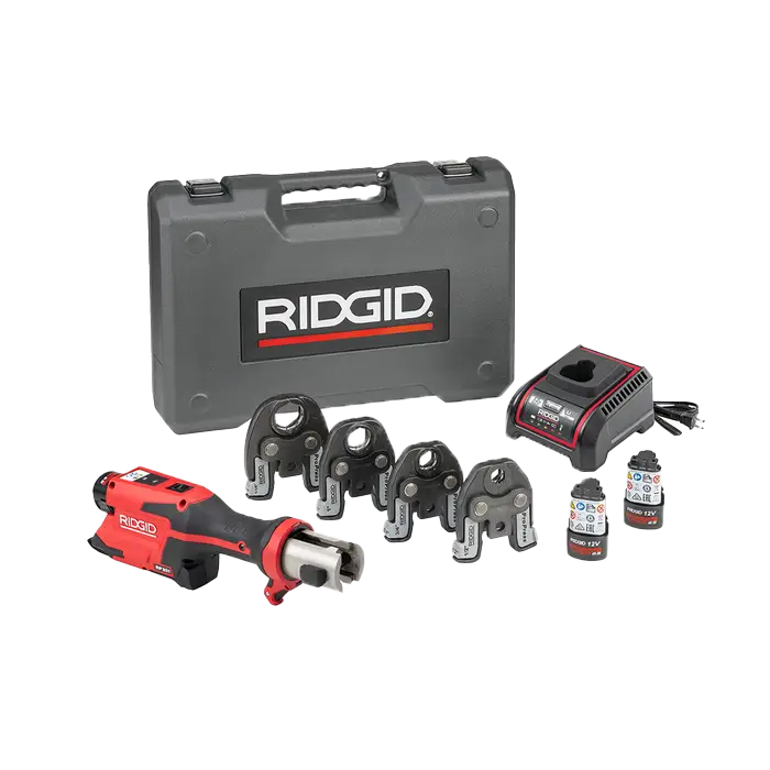 RIDGID 78148 RP 251 Press Tool Battery Kit with ProPress Jaws (1/2 in., 3/4 in., 1 in., 1 1/4 in.) - McCally Tool and Supply | Industrial Distributor & Repair