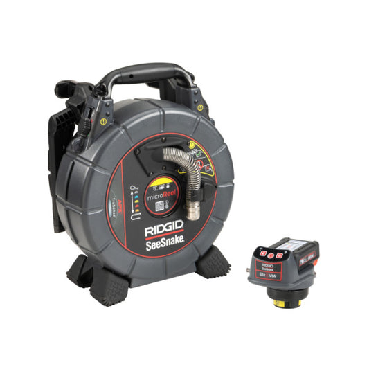 RIDGID 78728 SeeSnake microREEL APX and CSx Via System with TruSense, Battery, Charger