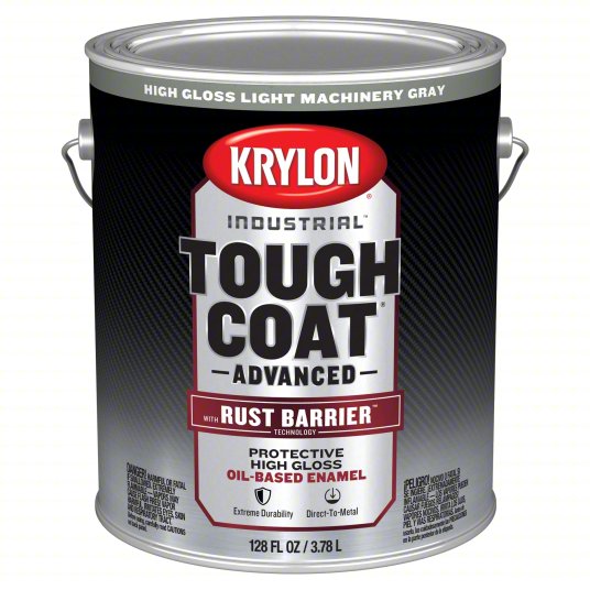 Krylon K00831008 Tough Coat® Advanced with Rust Barrier™ Technology (Light Machinery Gray)