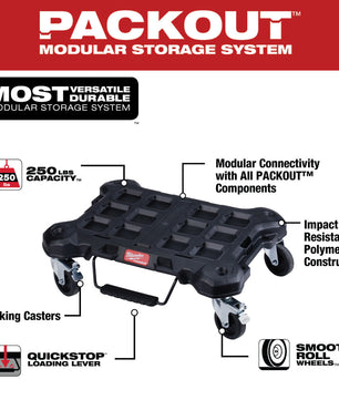 Milwaukee 48-22-8410 PACKOUT™ Dolly - McCally Tool and Supply | Industrial Distributor & Repair