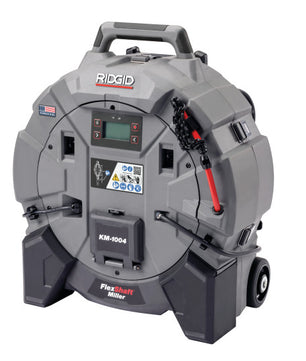 RIDGID 79773 KM-1004 FlexShaft Milling Machine Domestic (1 1/4in (32mm) - 4in (100mm)) - With Batteries & Charger