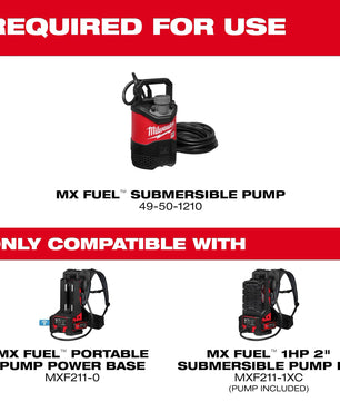 Milwaukee MXF211-1XC MX FUEL™ 1HP 2
