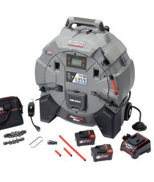 RIDGID 79773 KM-1004 FlexShaft Milling Machine Domestic (1 1/4in (32mm) - 4in (100mm)) - With Batteries & Charger