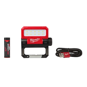 Milwaukee 2114-21 REDLITHIUM™ USB ROVER™ Pivoting Flood Light - McCally Tool and Supply | Industrial Distributor & Repair