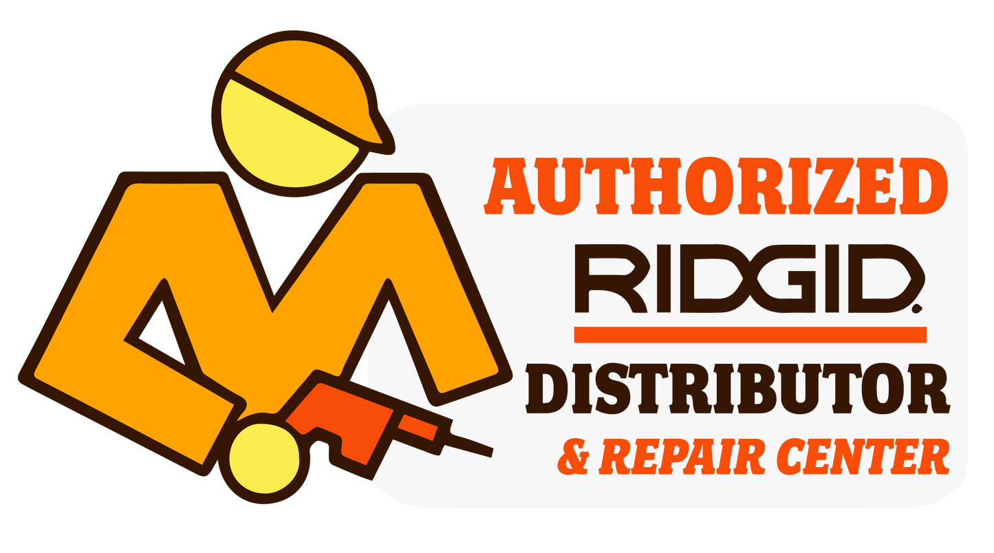 Authorized RIDGID Repair Center Badge for McCally Tool in Michigan