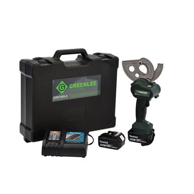 Greenlee ESR1000LX11 Battery Ratchet Cutter, 120V Charger