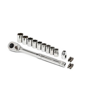 Crescent CSWS38MM15 3/8 in. Drive 6-Point Standard Metric Mechanics Tool Set with Case (15-Piece)