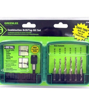 Greenlee DTAPKIT 6-Piece Drill Tap Set 6-32 to 1/4-20 - McCally Tool and Supply | Industrial Distributor & Repair