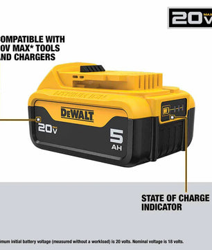 DeWALT DCB205-2 20V MAX 5Ah Battery (2 PK) - McCally Tool and Supply | Industrial Distributor & Repair