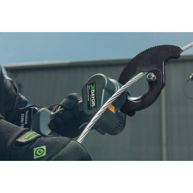 Greenlee ESR25LX12 ACSR Ratchet Cable Cutter with Batteries and Charger
