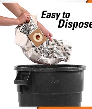 RIDGID 23743 VF3502 High-Efficiency 12-16 Gallon Vacuum Dust Bags - McCally Tool and Supply | Industrial Distributor & Repair