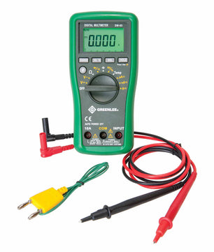 Greenlee DM-65 Digital Multimeter - McCally Tool and Supply | Industrial Distributor & Repair
