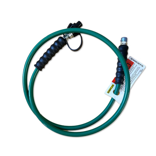 SIMPLEX HPC6 - Thermo-Plastic High Pressure Hydraulic Hose, Male Coupler 6 Ft.